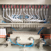 Machine de remplissage automatique pneumatique anti-corrosion à gravité pour liquides chimiques, à engrenages/moteur, haute capacité, pour eau de Javel