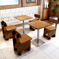 Meubles commerciaux sur mesure, banquettes en bois pour restaurants, tables et bancs pour pâtisseries, tables et chaises pour cafés