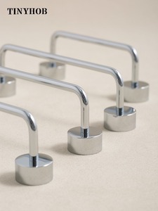 Tinyhob in ottone massiccio nordico maniglia e pomello con Base del cassetto manopole T Bar camera da letto <span class=keywords><strong>armadio</strong></span> da cucina foro Hardware 96/128MM - Product Image 5