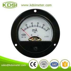 Nouveau design BO-52 DC100mA analogique jaune rétroéclairage panneau dc indicateur d'ampère - Product Image 3