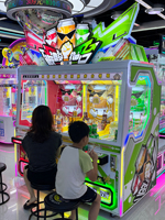 Machine de jeu d'arcade à monnayeur pour 3 joueurs, jeu de rédemption de prix Bubble Bump, avec distribution de boissons et de cadeaux, pour centre de jeux