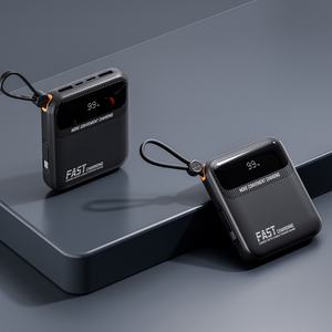 Mini Banco de Energía Portátil con Cables Incluidos, 10000mAh 20000mAh de Alta Capacidad, Pantalla LED de 5W - Product Image 6