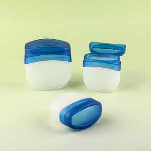 Pot en plastique vide pour crème cosmétique et soins personnels, 50g 100g, avec logo personnalisé, pot à <span class=keywords><strong>vaseline</strong></span>, logo client - Product Image 5