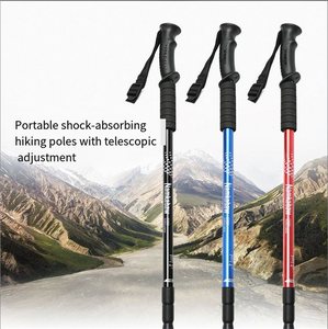 High Quality Aluminum Trekking Pole Folding Elderly <strong>Walking</strong> <strong>Stick</strong> - Product Image 4