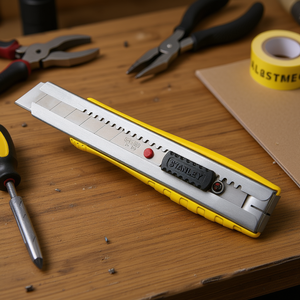 Cuchillo multiusos Stanley de 25 mm con cuchilla única retráctil para tareas de corte de precisión - Product Image 3