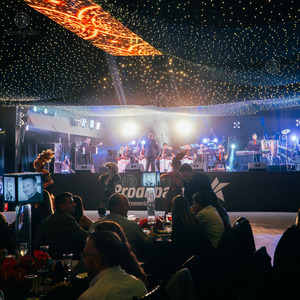 Popular Product Golden <strong>LED</strong> <strong>Star</strong> Curtain Twinkling on Ceiling up <strong>Lights</strong> for Weddings and Backdrop Night Club Bar Events - Product Image 5