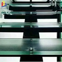 Neues Design Anti-Rutsch-Bodenbelag Glas Anti-Rutsch-Treppenstufe