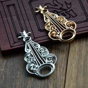 Copper Hairpin 29*51MM Antique Style <b>Wedding</b> DIY Crown <b>Accessory</b> - Product Image 2