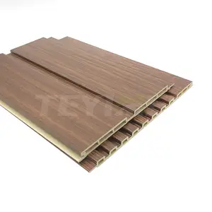 Grosir Cina plastik kayu komposit ukuran besar φwallpaper/panel dinding untuk dekorasi Interior