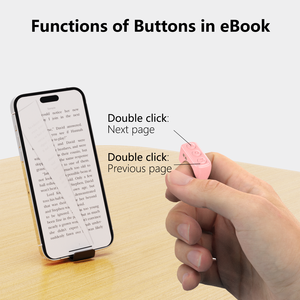 Anneau de défilement sans fil <span class=keywords><strong>TikTok</strong></span> avec étui de chargement pour le retournement de pages d'e-book, déclencheur d'appareil photo à distance pour iPhone, iPad, tablette Android - Product Image 3