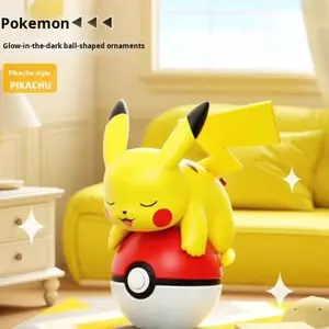 Figurine Pokémon Poké Ball qui brille dans le noir, boîte mystère, matériau PVC, jouet tendance, poupée faite à la main, cadeau - Product Image 2