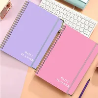Cuaderno Térmico de Cuero Personalizado con Espiral Extraíble, Hojas Sueltas Recargables, Botón de PU, Agenda para Estudiantes y Oficina, Regalo, Proveedor Mayorista