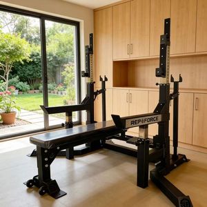 Máquina de Fitness Comercial de Alta Resistencia, Combo de Banco y Soporte para Sentadillas para Entrenamiento de Cuerpo Completo - Product Image 5