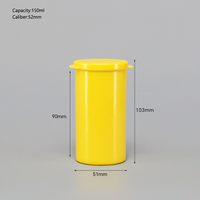 Flacon en plastique sur mesure pour ordonnances, 150 ml, contenants pharmaceutiques, flacons à pilules