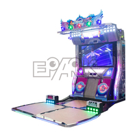 Machine de danse disco chaude, machine de jeu d'arcade avec musique, originale