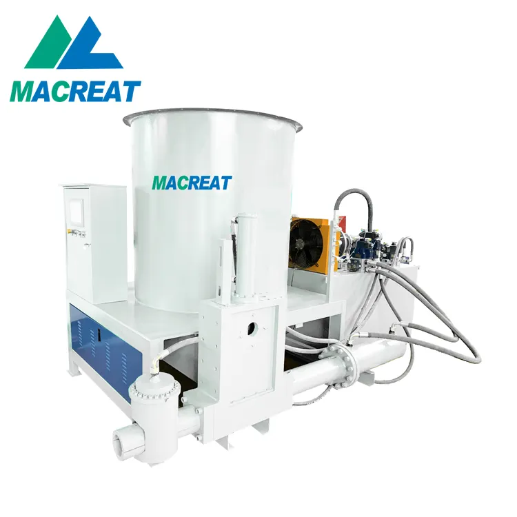 Macreat gỗ thủy lực chip mùn cưa Crop ống hút nhiên liệu rắn bánh đóng viên Máy ép để sưởi ấm năng lượng