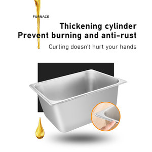 WINNERS Vente à chaud <span class=keywords><strong>Friteuse</strong></span> industrielle électrique en acier inoxydable à double réservoir 6l + 6l <span class=keywords><strong>Friteuse</strong></span> commerciale pour <span class=keywords><strong>frites</strong></span> - Product Image 5