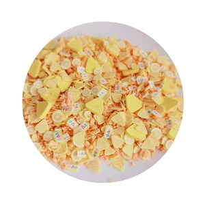 Tranches de pâte polymère à thème maison de poupée miniature, 500g/lot, fromage, fruits, gâteau, <span class=keywords><strong>dessert</strong></span>, mélange de paillettes en argile souple, garniture pour slime - Product Image 2