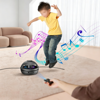 Machine à sauter intelligente multi-personnes en ABS pour enfants et parents, avec télécommande musicale