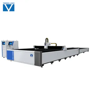 Yosoon CNC 1000 Вт 1500 Вт алюминиевая нержавеющая сталь волоконно-лазерная резка с обменной платформой