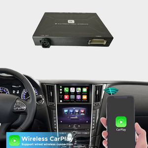 Беспроводной Apple Carplay для Infiniti Q50 QX50 Q60 Q50L 2015-2019 андроид автомобильный мультимедийный интерфейс радио плеер навигация - Product Image 1