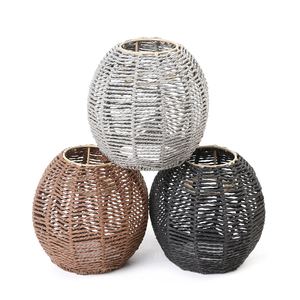 <span class=keywords><strong>Paralume</strong></span> <span class=keywords><strong>in</strong></span> <span class=keywords><strong>Corda</strong></span> di Carta all'Ingrosso, Lampada a Sospensione Boho, Lampada da Soffitto <span class=keywords><strong>in</strong></span> Vimini Intrecciato a Mano, Decorazione per Interni - Product Image 5