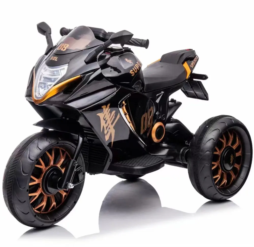 Motocyclette DLS OEM nouveau modèle de moto pour enfants jouet à batterie moto électrique 3 roues avec tricycle à conduire CE pour enfants vente en gros