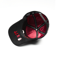 Casquettes de baseball de luxe pour hommes à 5 panneaux, style A-frame, en daim, à large bord doré, avec logo métallique, pour barbiers, vente en gros
