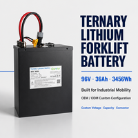 Pack de batteries lithium-ion personnalisé 96V 36Ah 3456Wh Li-ion NCM avec BMS pour tricycle électrique et véhicule électrique à basse vitesse