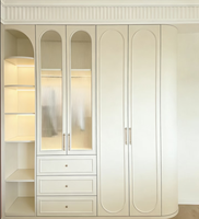 Meuble de Rangement et Coiffeuse Combinés Modernes, Ajustables, Écologiques et Portables, au Design Épuré pour Chambre à Coucher, Villa, Petit Appartement et Coin