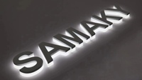 Al aire libre de publicidad personalizada Logo Impermeable LED iluminado 3D Canal Carta Tienda Retroiluminado Signos