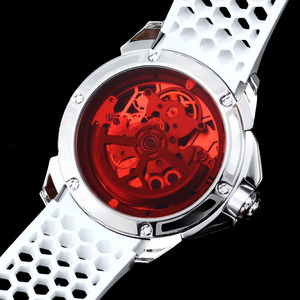 Montre mécanique automatique squelette pour hommes, vente en gros d'usine, montres de mode et d'affaires pour hommes - Product Image 3