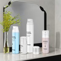 Haute qualité grande capacité en plastique Airless pompe pot PP vide Lotion crème shampooing cosmétique emballage Logo PP matériel