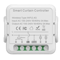 Module d'interrupteur de rideau intelligent Tuya Wifi Rf433 pour moteur de volet roulant électrique, compatible avec Alexa et Google Home