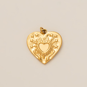 Manna Love <span class=keywords><strong>serie</strong></span> san valentino in acciaio inox 18K oro ciondoli a cuore impermeabile per la creazione di gioielli - Product Image 5