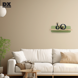 DX Designs Estantes flotantes de pared minimalistas modernos verdes para baño de guardería multifuncional en cocina sala de estar - Product Image 6