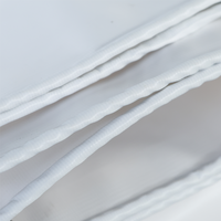 Bâche en tissu enduit de PVC vinyle imperméable, résistante, en polyester durable, de qualité industrielle