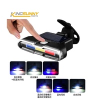 Feu arrière LED rechargeable USB MTB Pièces détachées vélo Feu arrière lumineux Accessoires de remplacement pour vélo