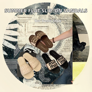 famous Brand Slipper Comfortable Soft Fashion Summer Sandals Light Weight Flip Flops Casual <b>shoes</b> <b>Non</b> <b>slip</b> Sandals for men women - Product Image 2