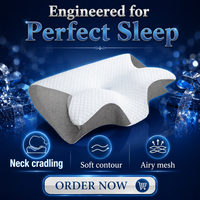 Oreiller ergonomique Zenmoon en mousse à mémoire de forme, refroidissant, pour le cou, soulagement efficace de la douleur pendant le sommeil