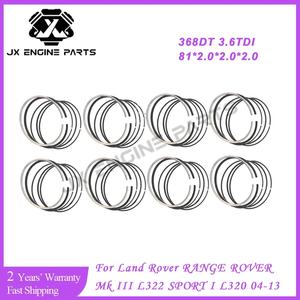 Set Ring Piston 8pcs Mesin 368DT untuk Land Rover 3.6 L RANGE ROVER Mk III SPORT I L320 L322 3.6TDI 3.6T Diesel WG1187523 - Product Image 2