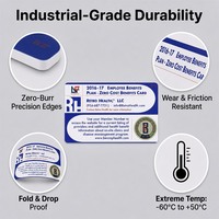 Carte RFID Bio PLA 13,56 MHz MIFARE(R) Classic 1K, carte d'accès intelligente biodégradable en PLA, compostable, écologique pour les billets d'événements