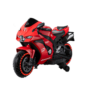 Motocicleta para niños de nuevo estilo, coches de paseo, motocicletas con rueda eléctrica, Material plástico, batería de Motor de juguete todoterreno - Product Image 1