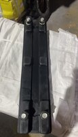 Patins en caoutchouc à prix avantageux, 400 mm, à visser, pour excavatrice, patins en caoutchouc pour excavatrice, patins en acier pour chenilles d'excavatrice ou de finisseur