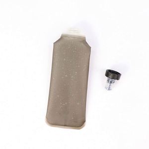 ขวดน้ำตัวอย่างฟรี ขวดน้ำแบบนิ่มเคลือบด้าน TPU ขวดน้ำพับได้สำหรับวิ่ง ขวดน้ำแบบนิ่ม - Product Image 6