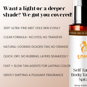 Brume Autobronzante <span class=keywords><strong>Visage</strong></span> & Corps – Bronzage Rapide Transparent avec Aloe Vera & Vitamine E – Spray <span class=keywords><strong>Autobronzant</strong></span> Progressif pour le <span class=keywords><strong>Visage</strong></span> – Faux Bronzage Instantané - Product Image 5