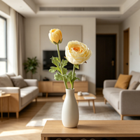 Promotion : Fleur de lotus artificielle, plantes artificielles réalistes et durables pour Pâques, la remise des diplômes, la décoration de la maison, la Saint-Valentin, le jardin
