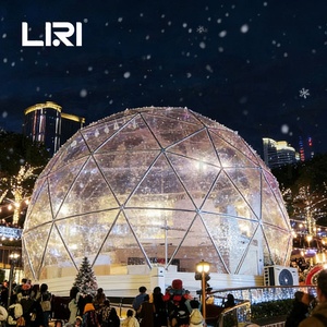 クリスマスの屋外イベント用大型高級透明球形ジオデシックドームテント - Product Image 1