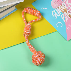 All'ingrosso in Stock giocattoli interattivi con nodo per cani corda resistente al morso corda di cotone carino e Cartoony <span class=keywords><strong>Dog</strong></span> Playstick - Product Image 2