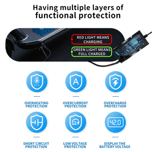 Personalizzato 268W LED <span class=keywords><strong>caricabatterie</strong></span> per E-Bike Scooter elettrico regolabile <span class=keywords><strong>Ampere</strong></span> tensione Lifepo4 ioni di litio EU US - Product Image 4